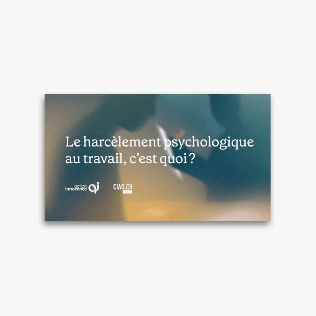 Harcèlement psychologique au travail : sensibiliser les jeunes professionnel·les est un enjeu majeur